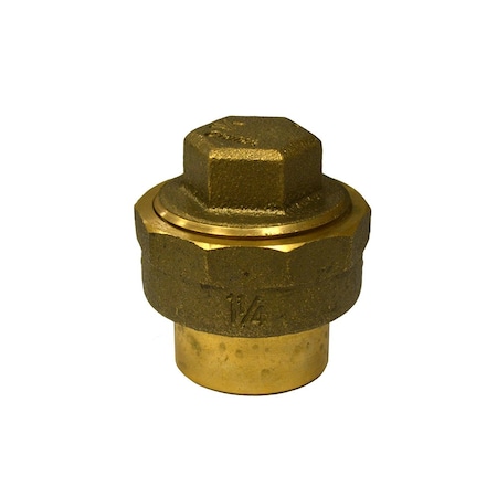 Jones Stephens 1-1/4in. Cast DWV Fitting Cleanout with Plug K201610215